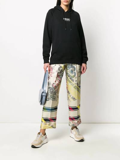 Golden Goose paisley print straight leg trousers outlook