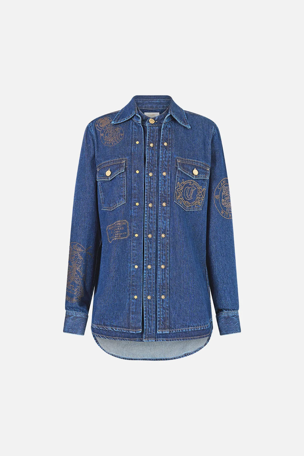 SOPHY RELAXED SHIRT DENIM - 1