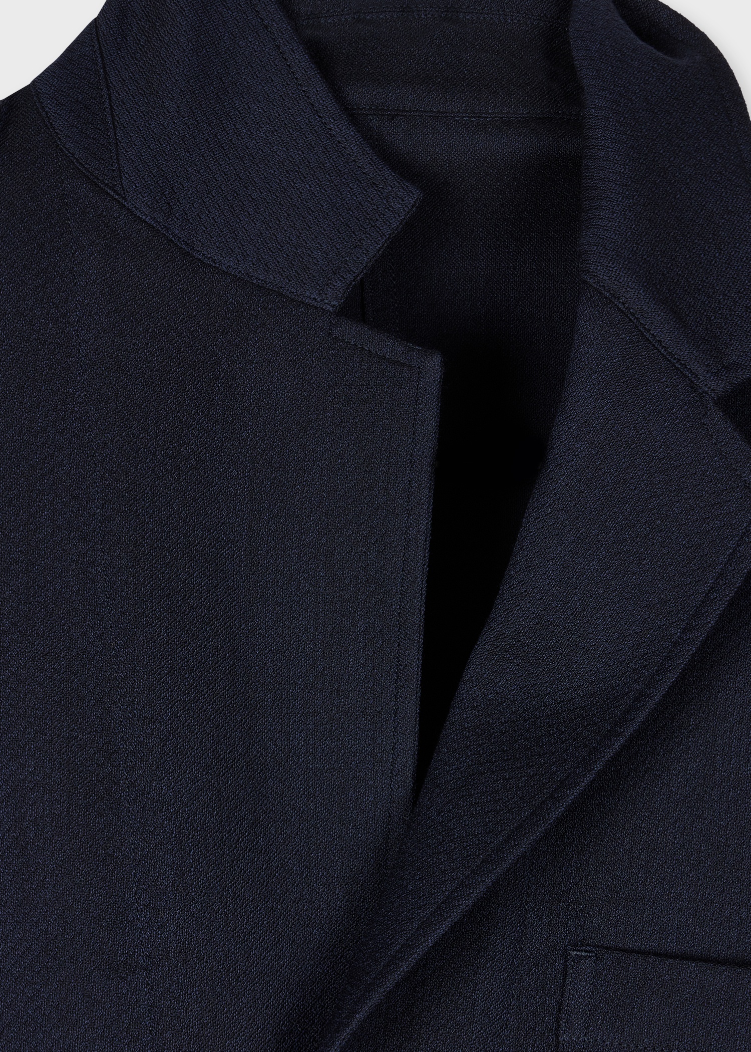 Navy Lightweight Wool Work Jacket - 2