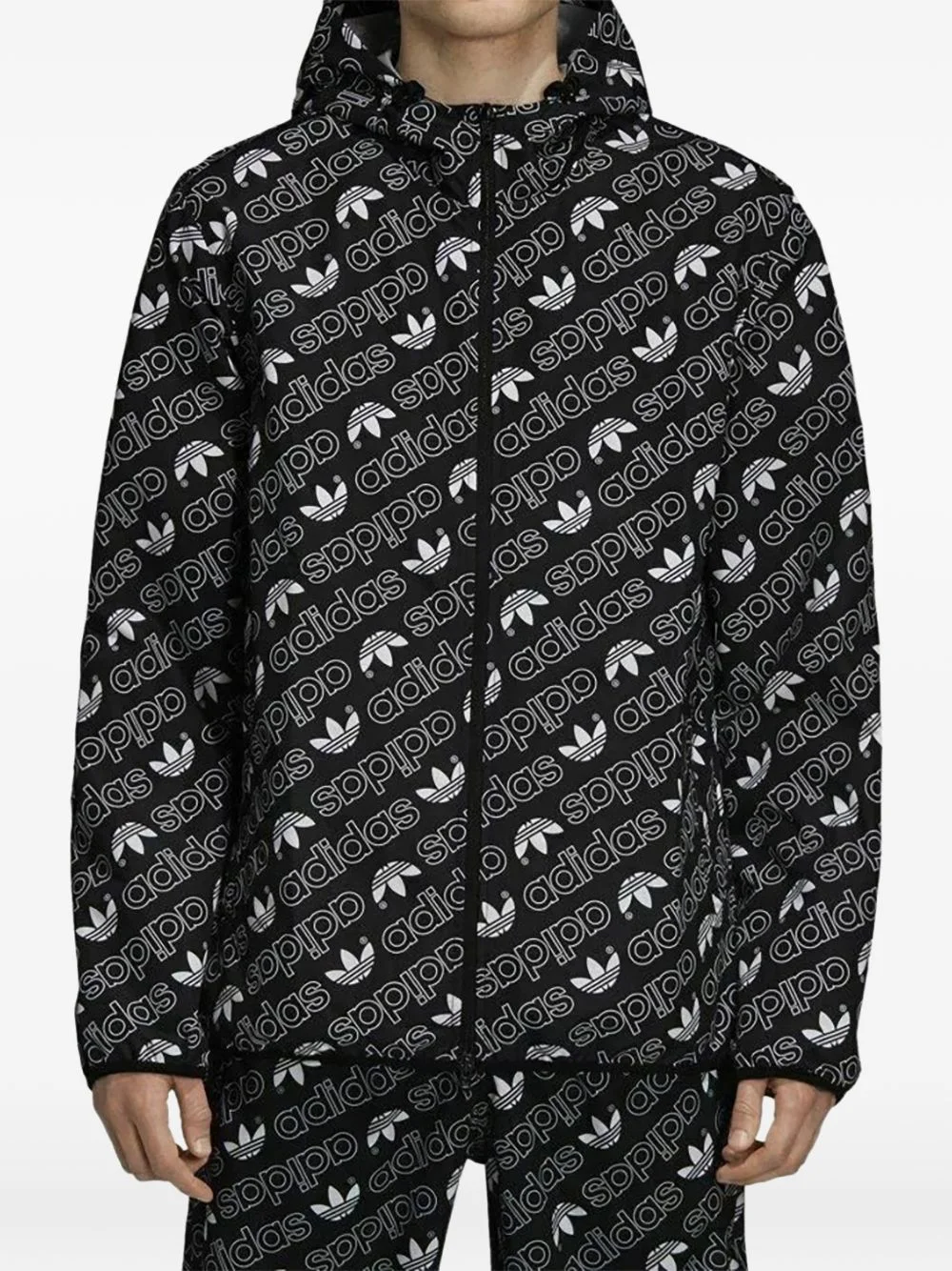 monogram windbreaker jacket - 1