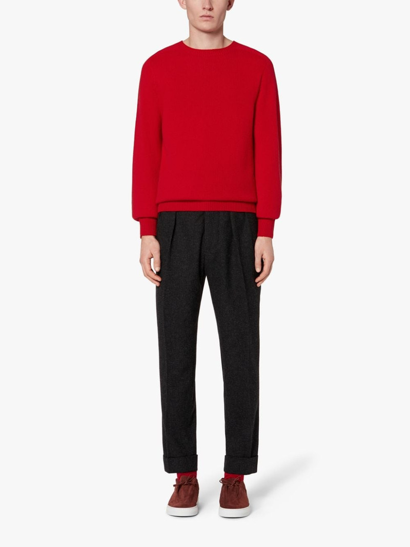 Mackintosh WOOLF RED WOOL & CASHMERE CREW NECK SWEATER outlook