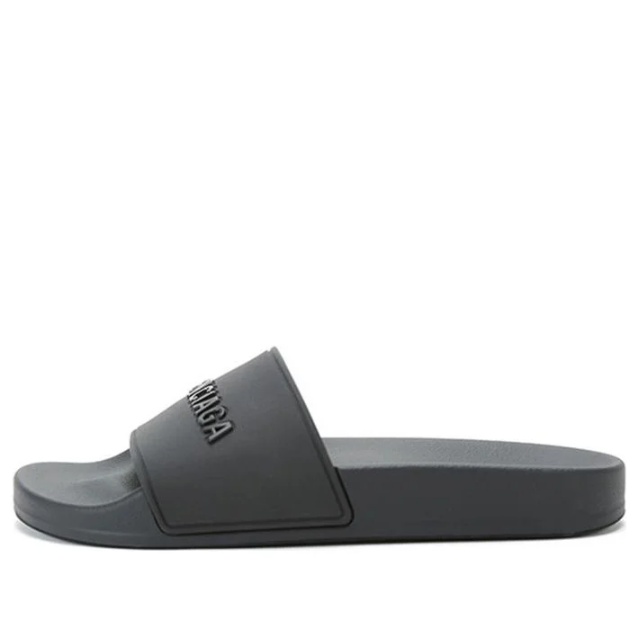 (WMNS) Balenciaga Pool Slides 'Black' 565547W1S841000 - 1