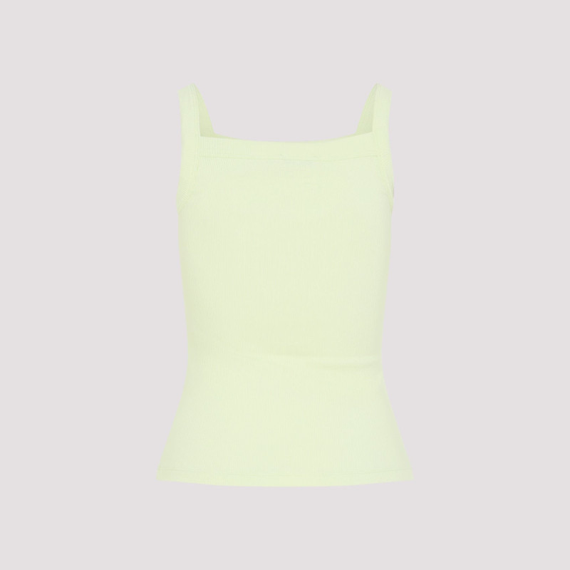 PANGAIA Pangaia Womens Ribbed Square Neck Tank Top outlook