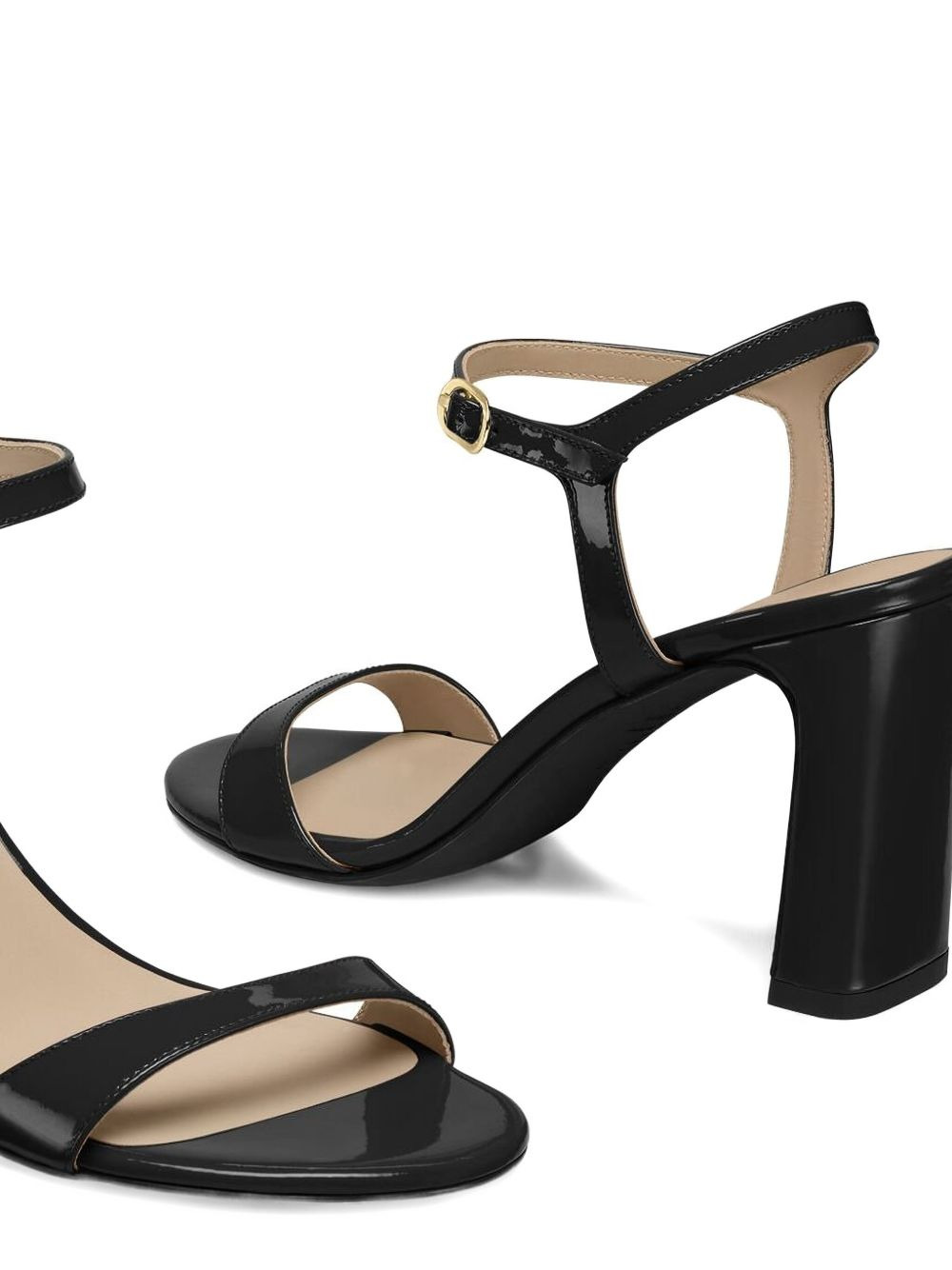 patent leather ankle-strap sandals - 3