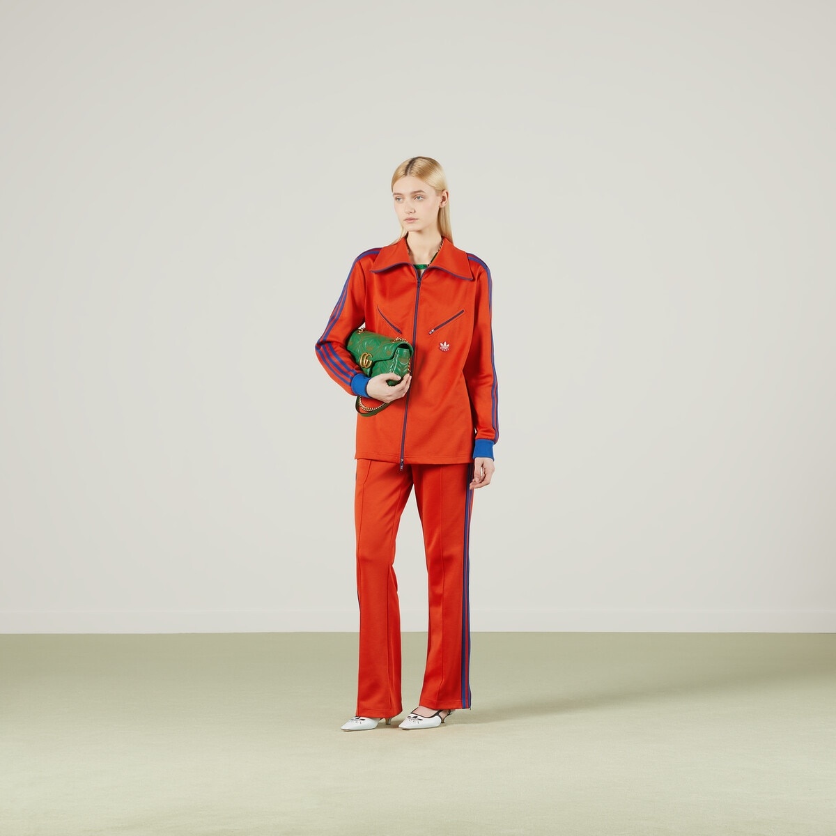 adidas x Gucci cotton jersey jogging pant - 2