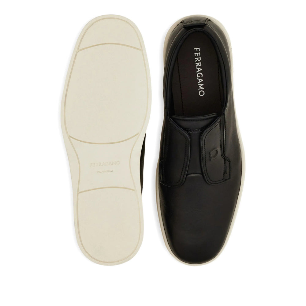Ferragamo Black Trainers - Slip-Ons Men - 3