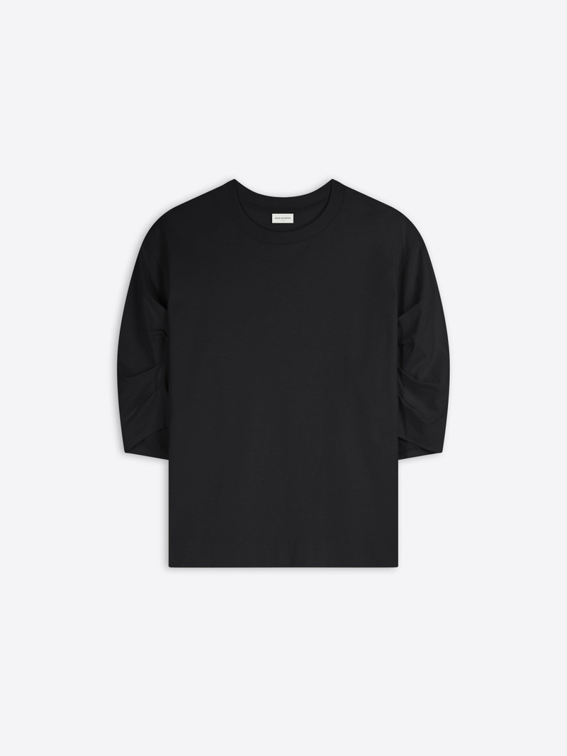 DRAPED SLEEVE TEE - 1