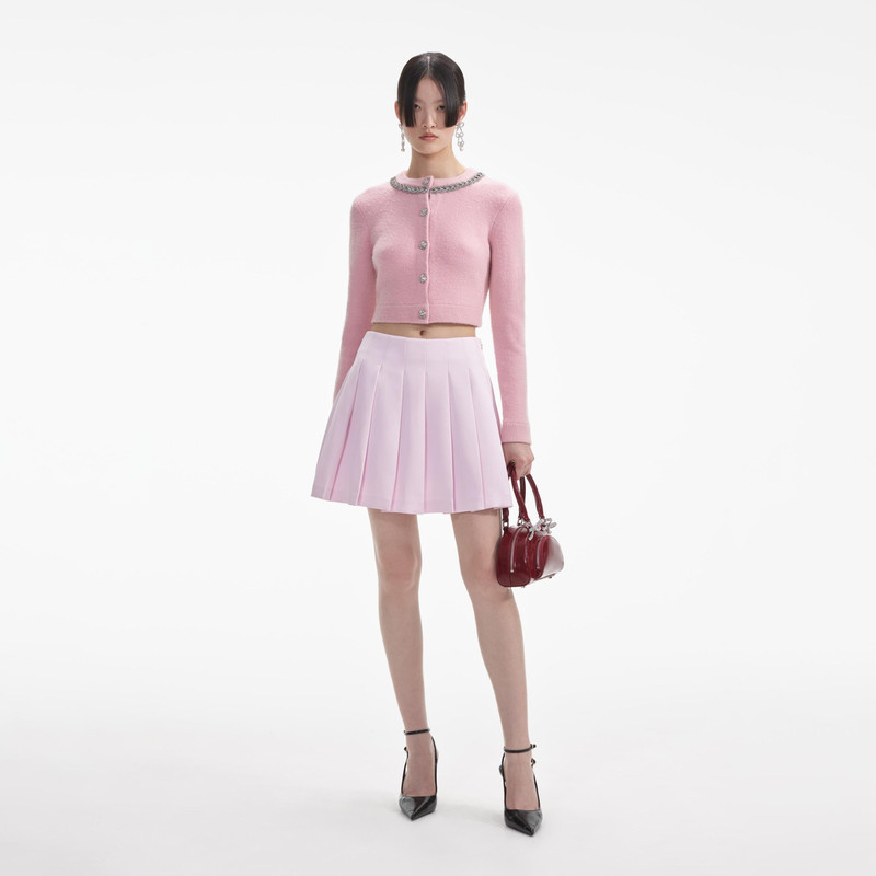 Pink Embellished Cardigan 1