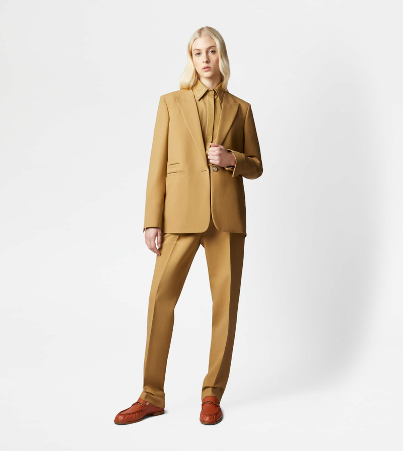 Tod's BLAZER IN WOOL - BEIGE outlook