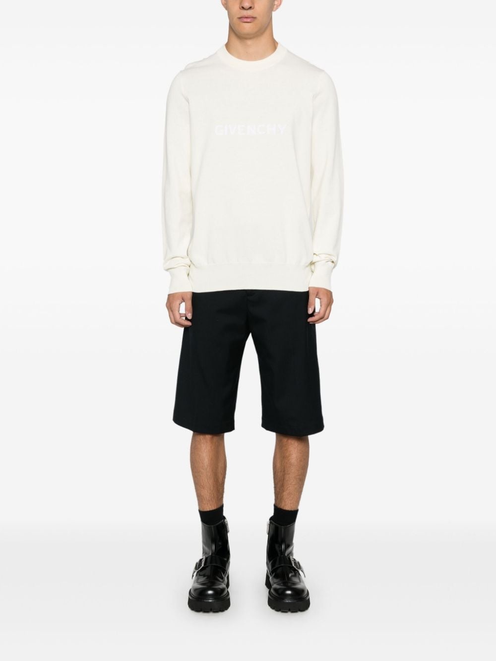 logo-embroidered sweater - 2