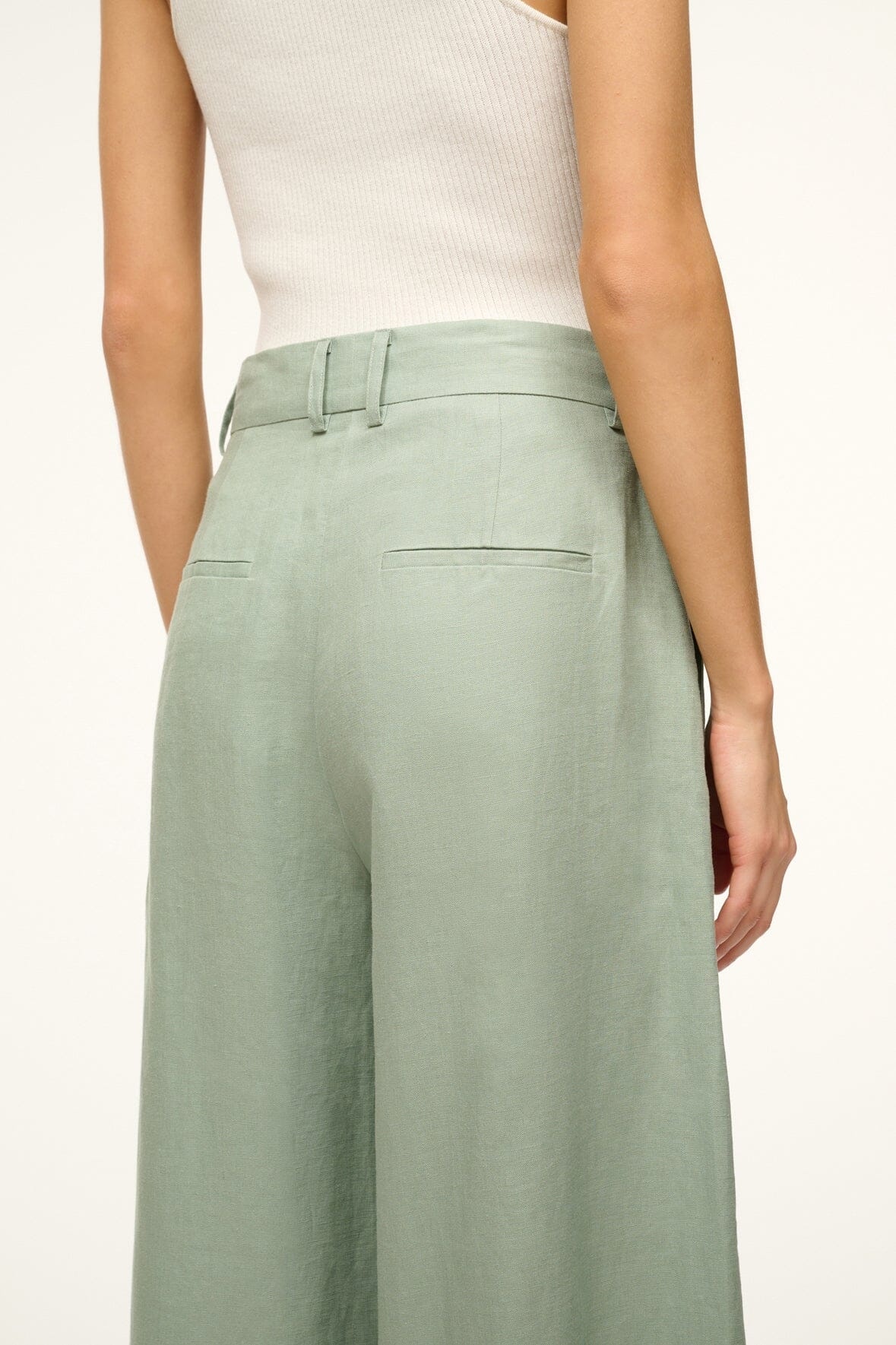 STAUD SASHA PANT JADE - 5