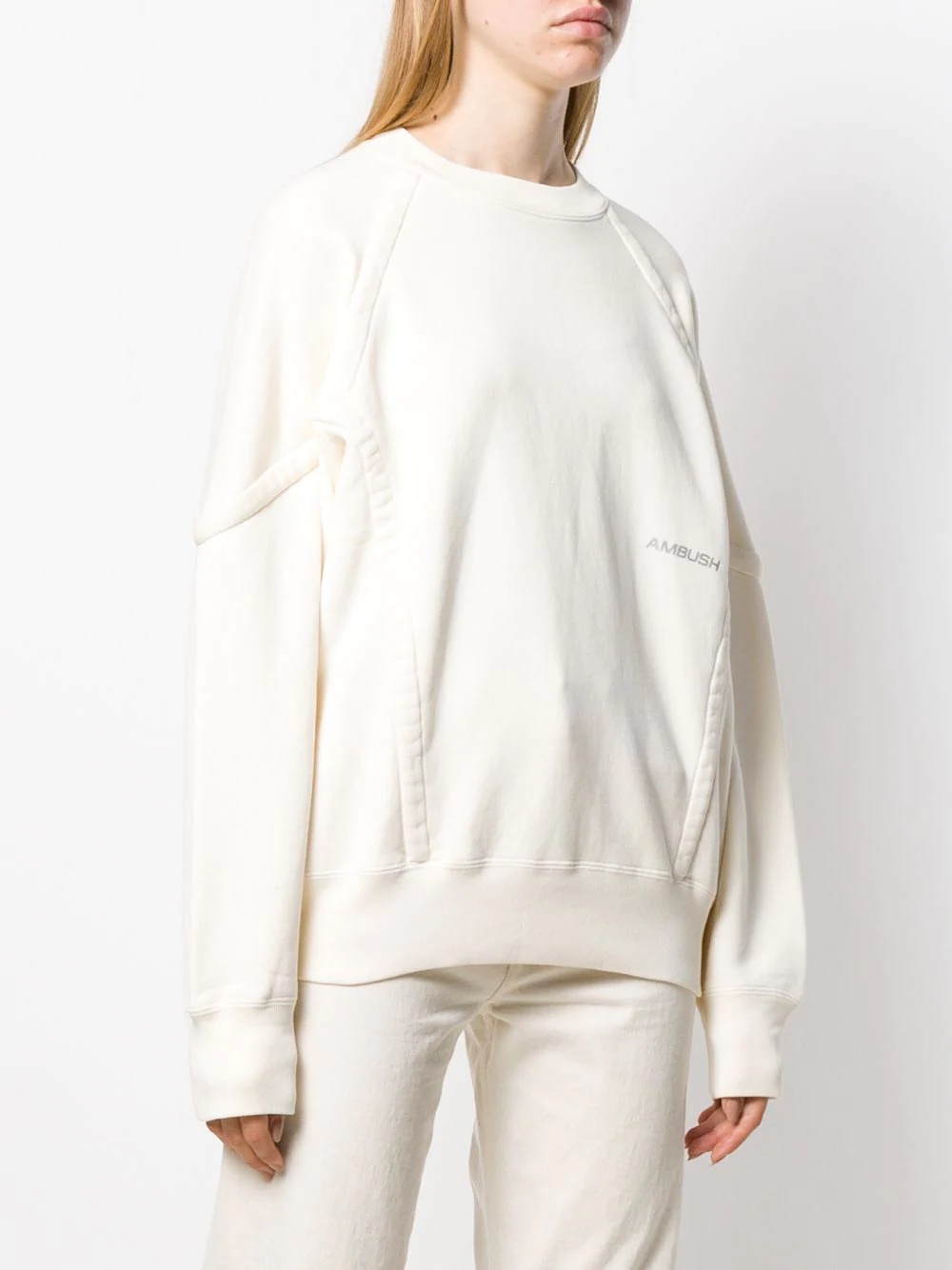 wide piping sweatshirt - 3