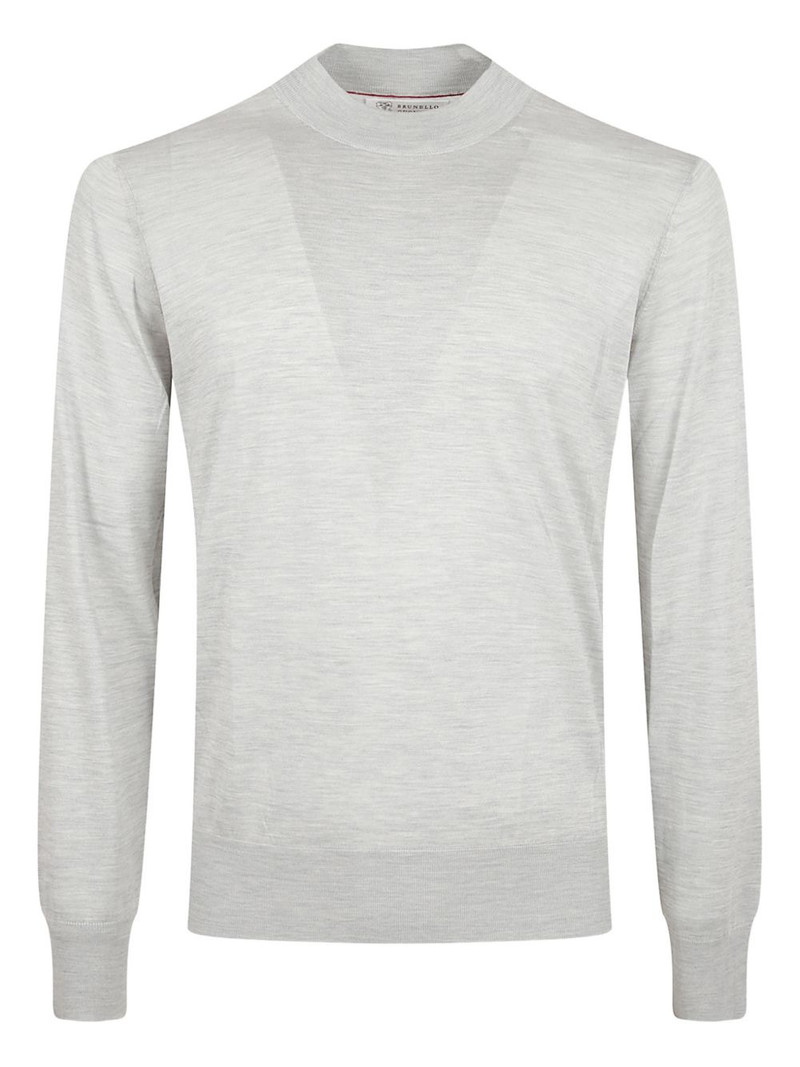 crew-neck long-sleeve sweater 1