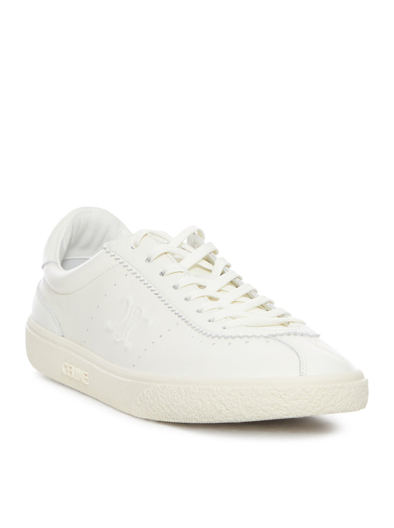 Celine Men Lace-Up Leather Sneakers - 2