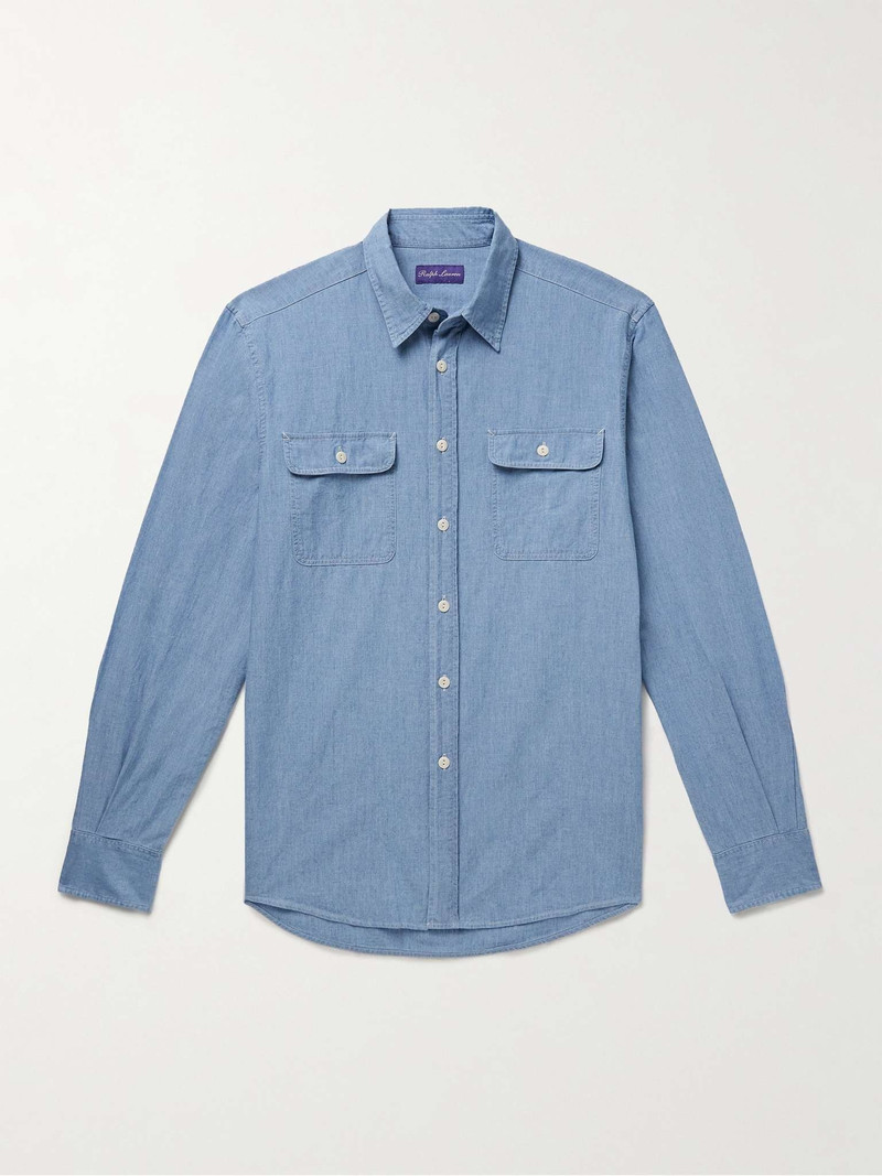 Cooper Cotton-Chambray Shirt - 1