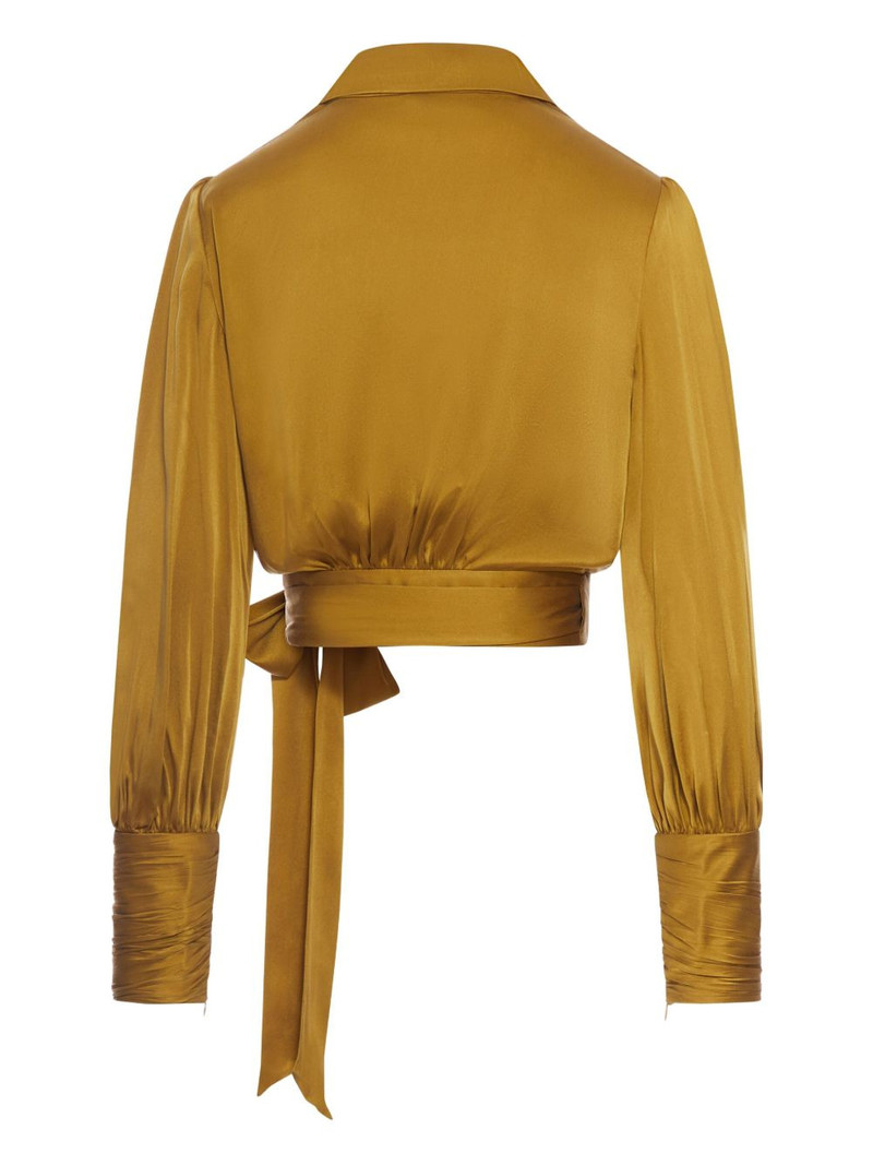 Zimmermann silk wrap top outlook