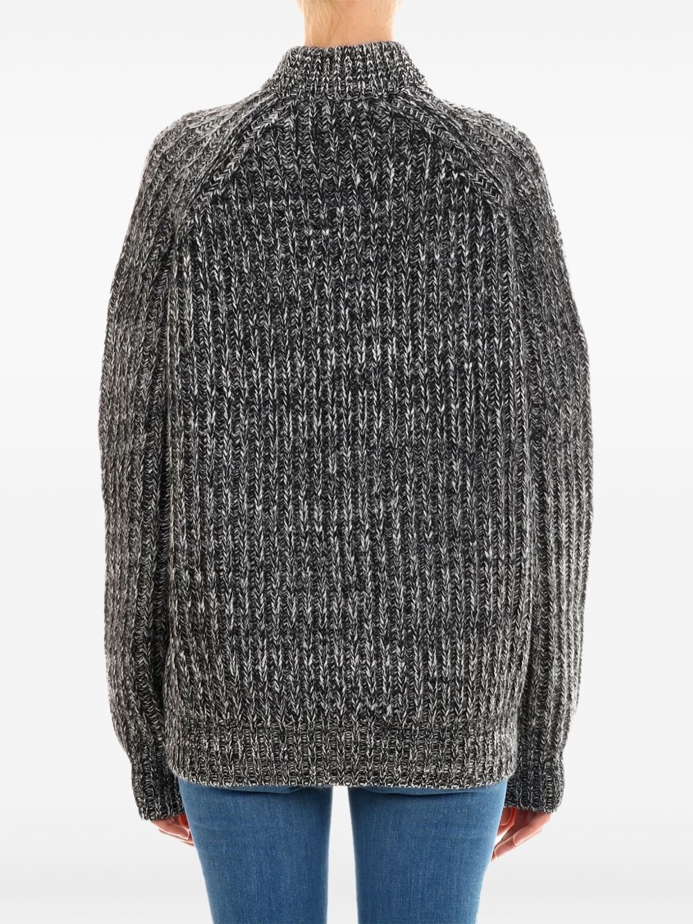 mélange-effect sweater - 3