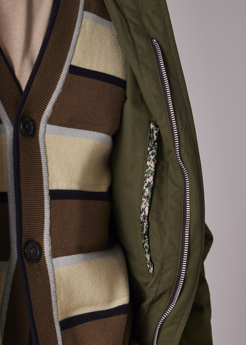 Khaki Cotton-Blend Lightweight Mac 6