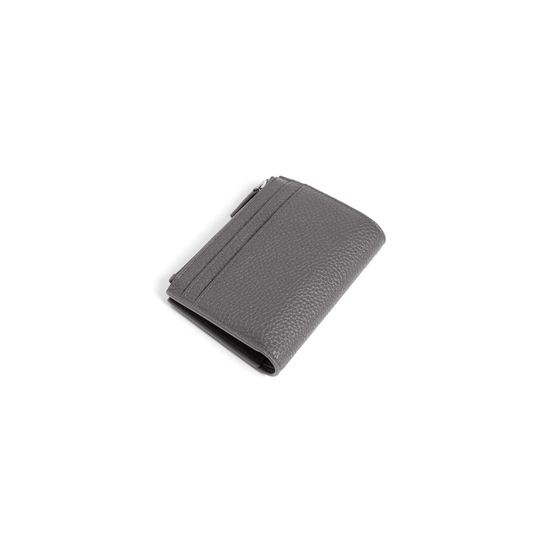 Men's Credit Vertical Folded Card Holder in Grey - 2