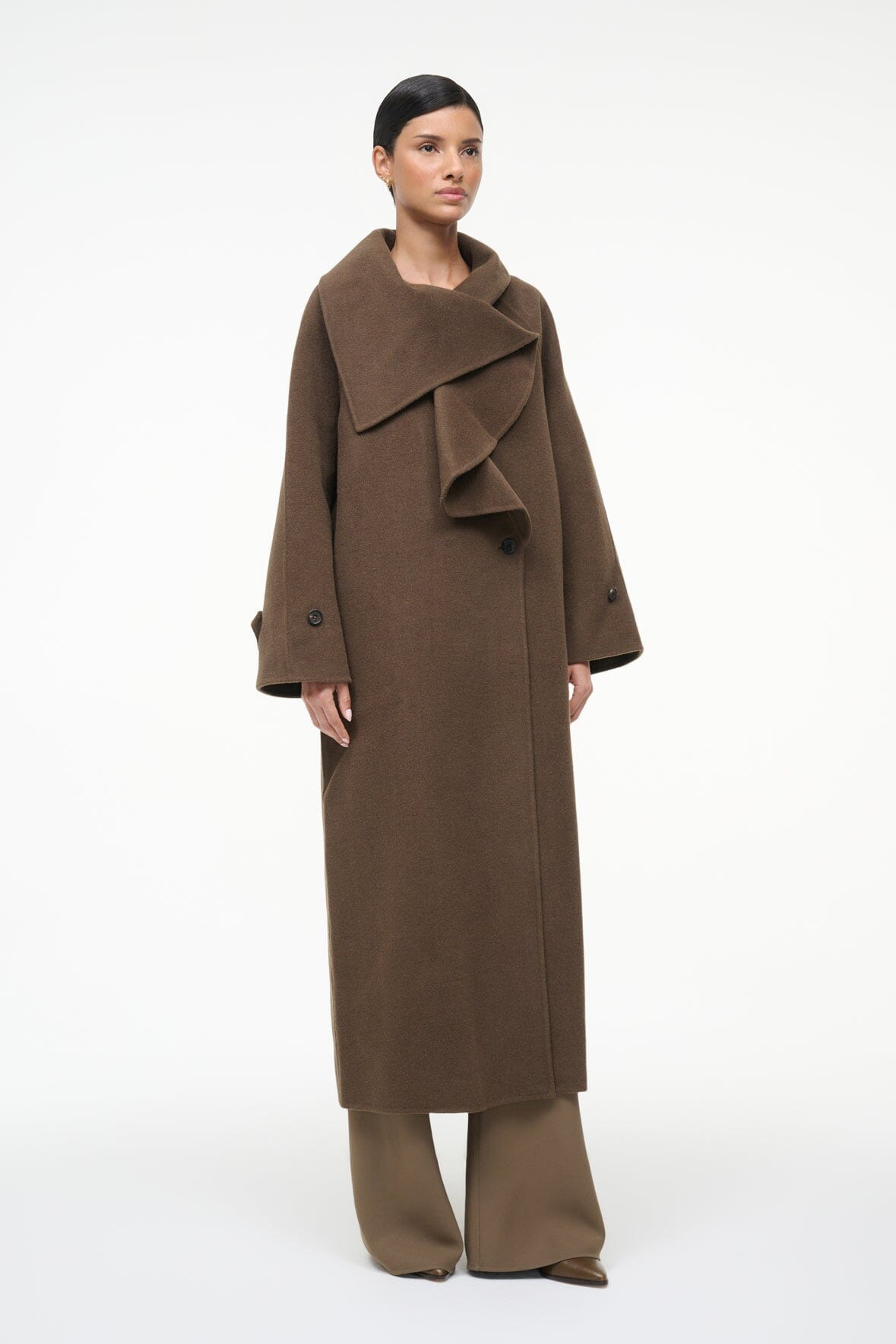 STAUD NOAH COAT TAUPE - 4