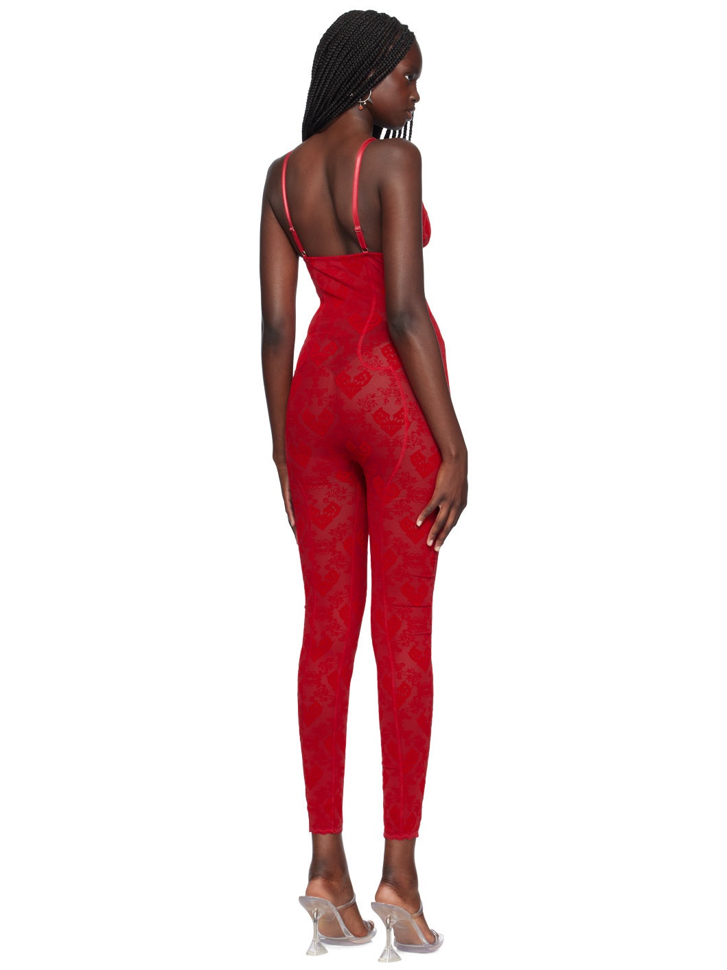 Red Scarlett Jumpsuit - 3