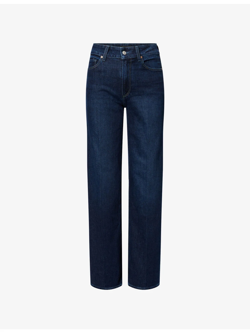 "Sasha 32"" Wide-Leg High-Rise Stretch-Denim Jeans" - 1