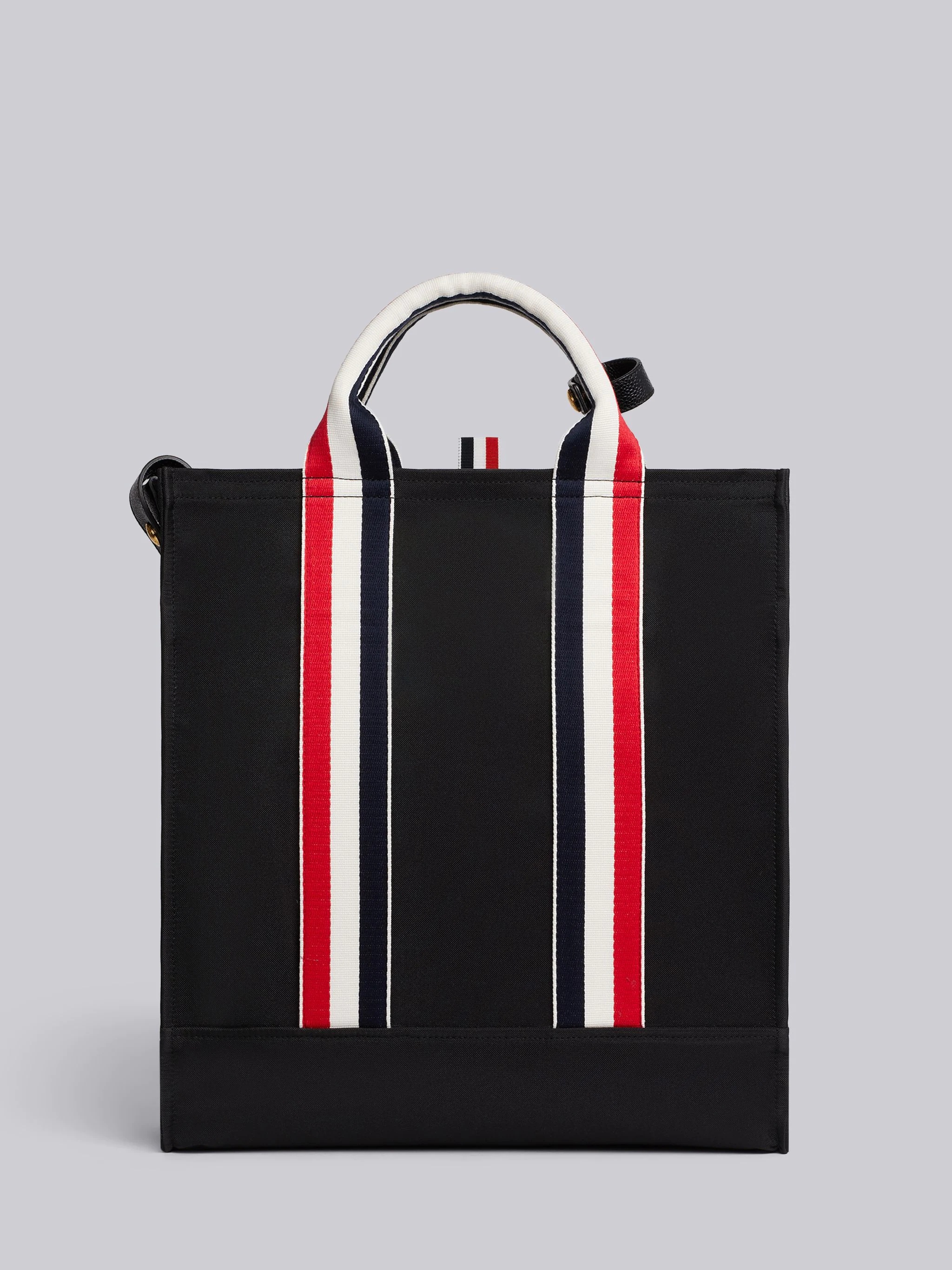 Grosgrain Stripe Nylon Tote - 4