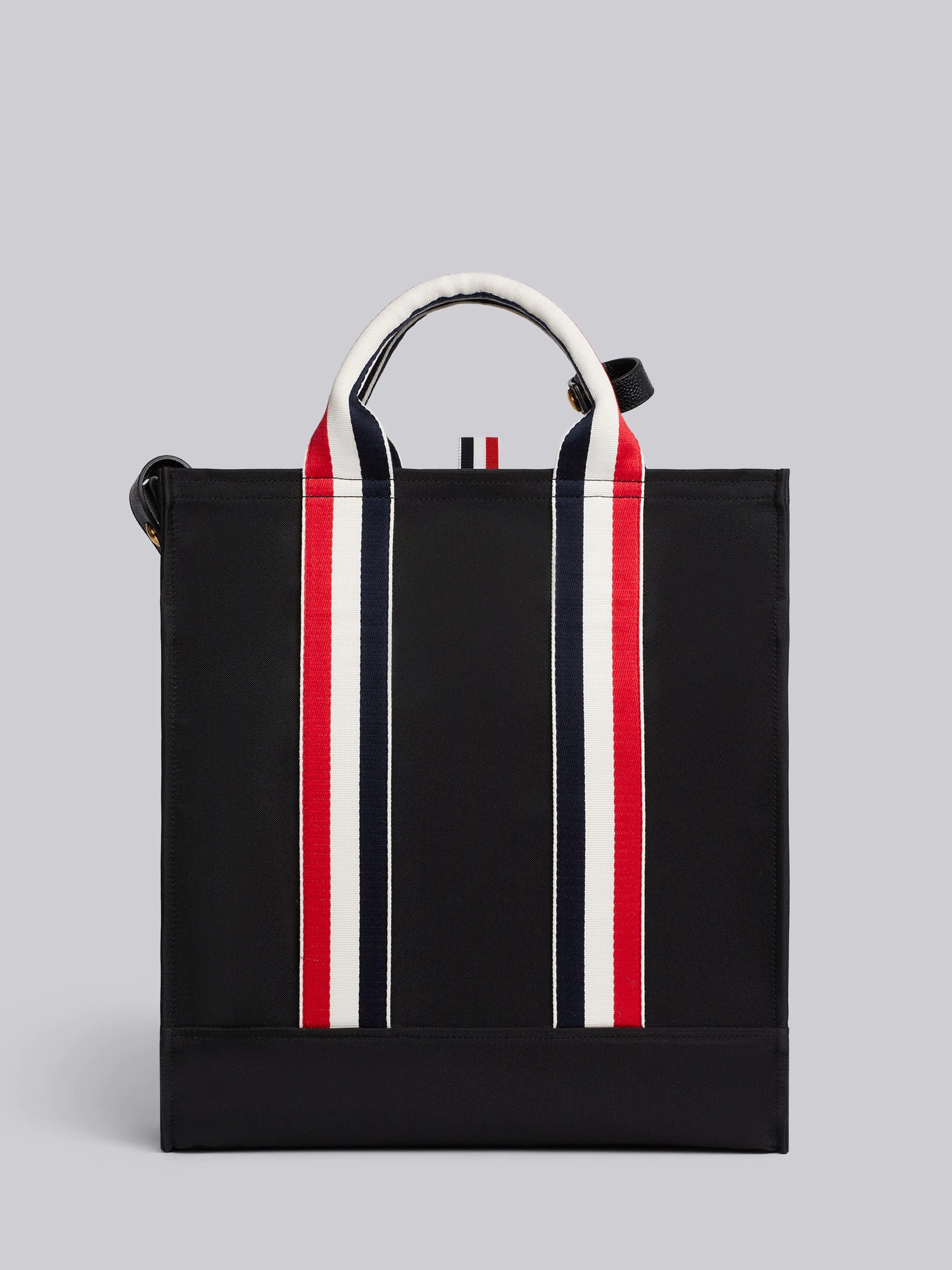 Grosgrain Stripe Nylon Tote - 4