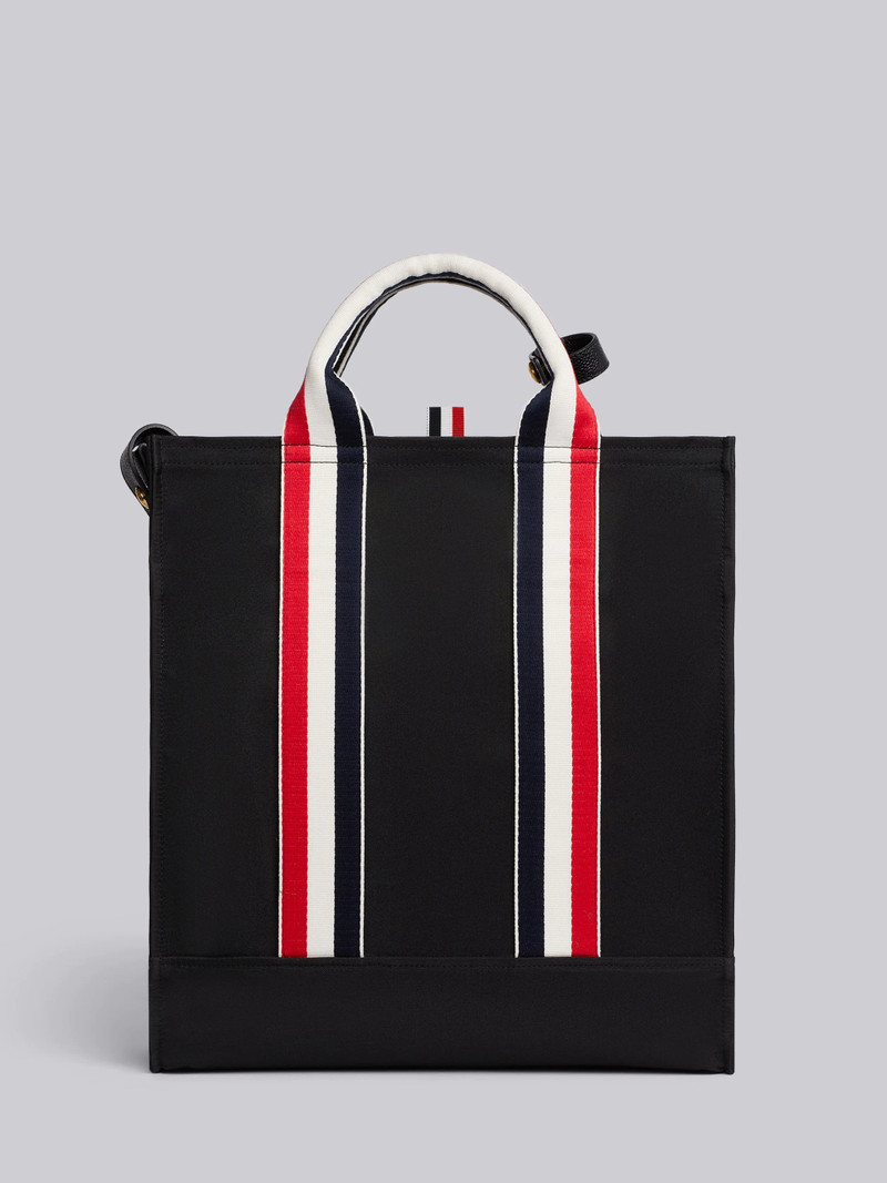 Grosgrain Stripe Nylon Tote 4