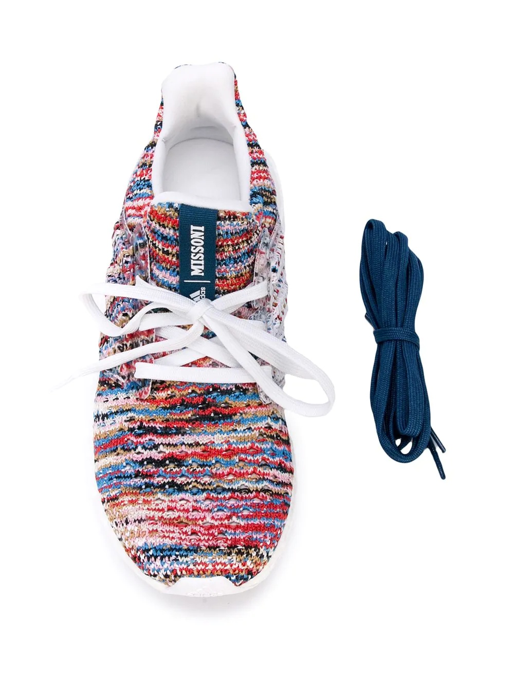 knitted detail sneakers - 4