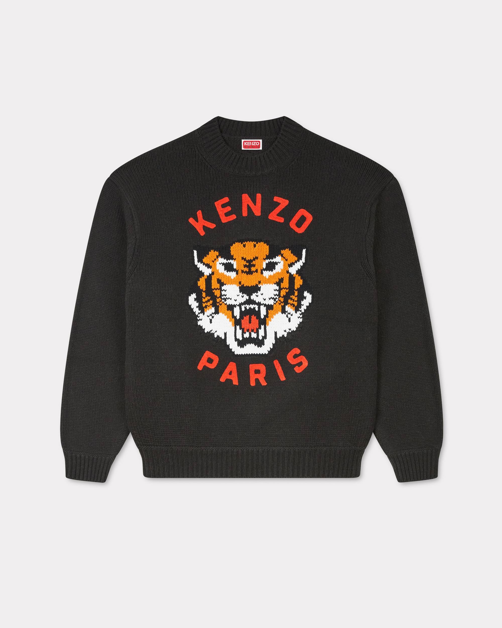 'Lucky Tiger' embroidered jumper - 1
