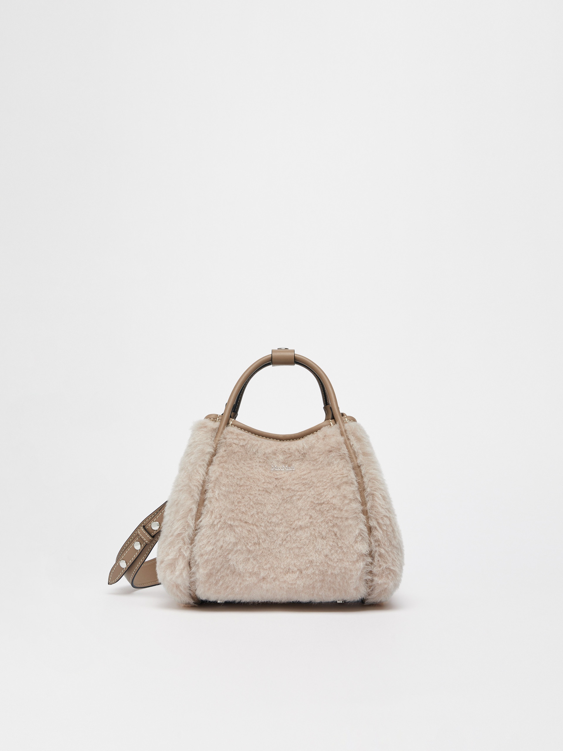 TMARINXS1 Extra Small Marine Bag in alpaca and wool Teddy fabric - 4