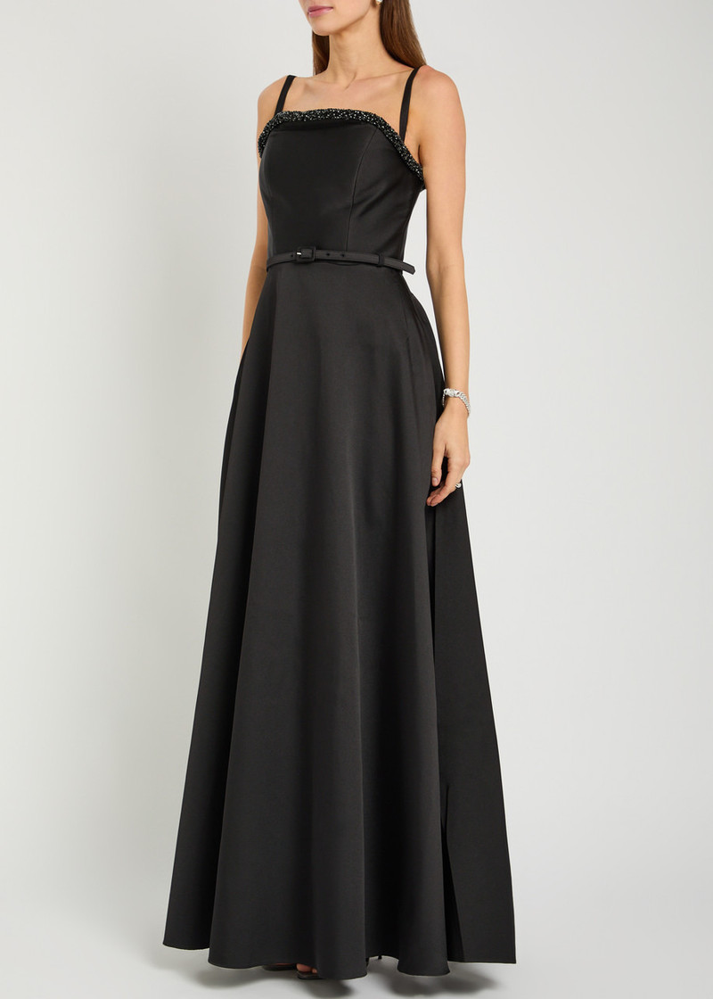 ROLAND MOURET Roland Mouret Curved Crystal-embellished Taffeta Gown outlook