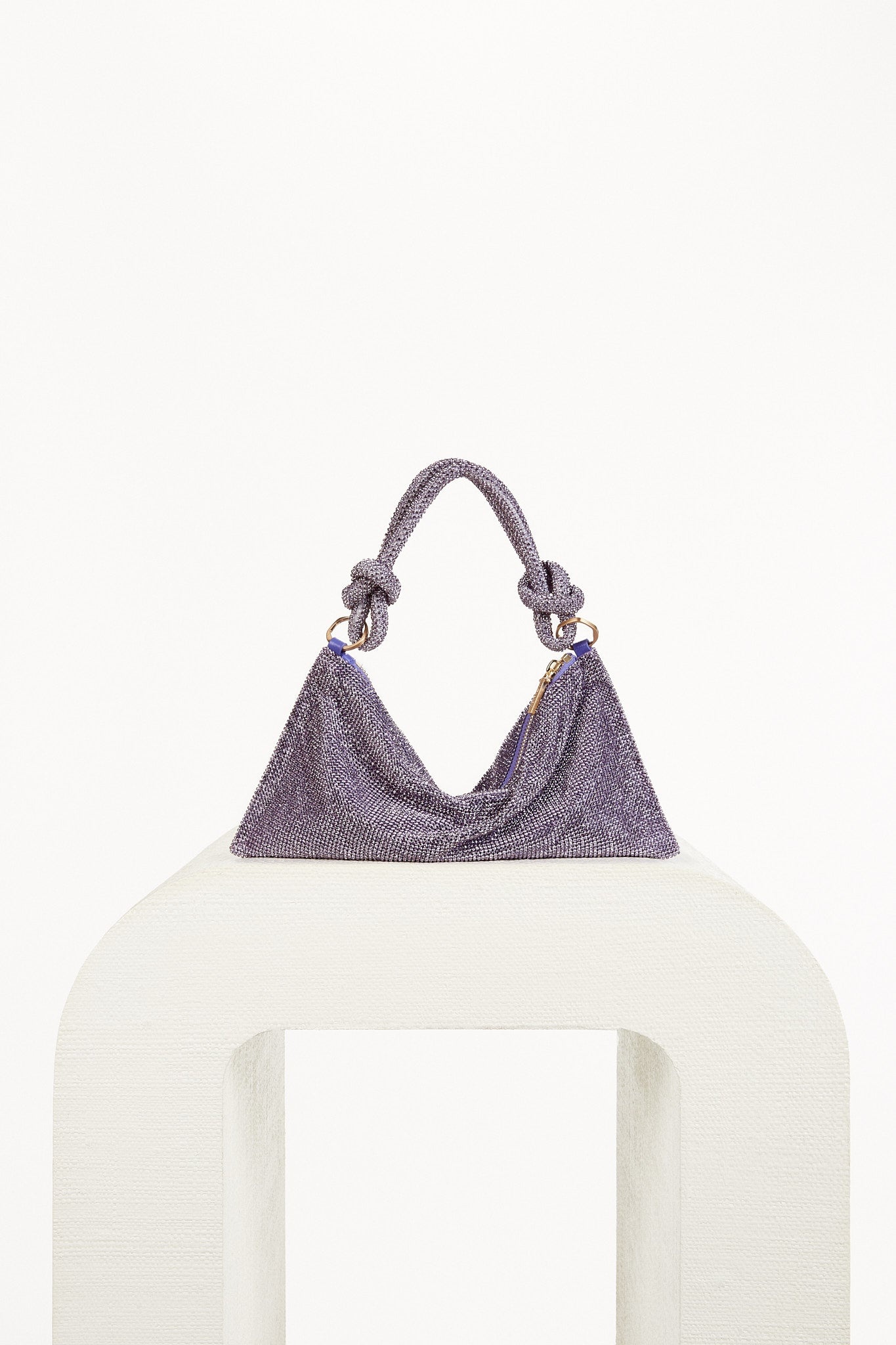 HERA NANO RHINESTONE SHOULDER BAG - 1