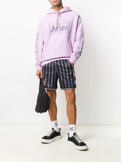 PUMA striped track shorts  outlook