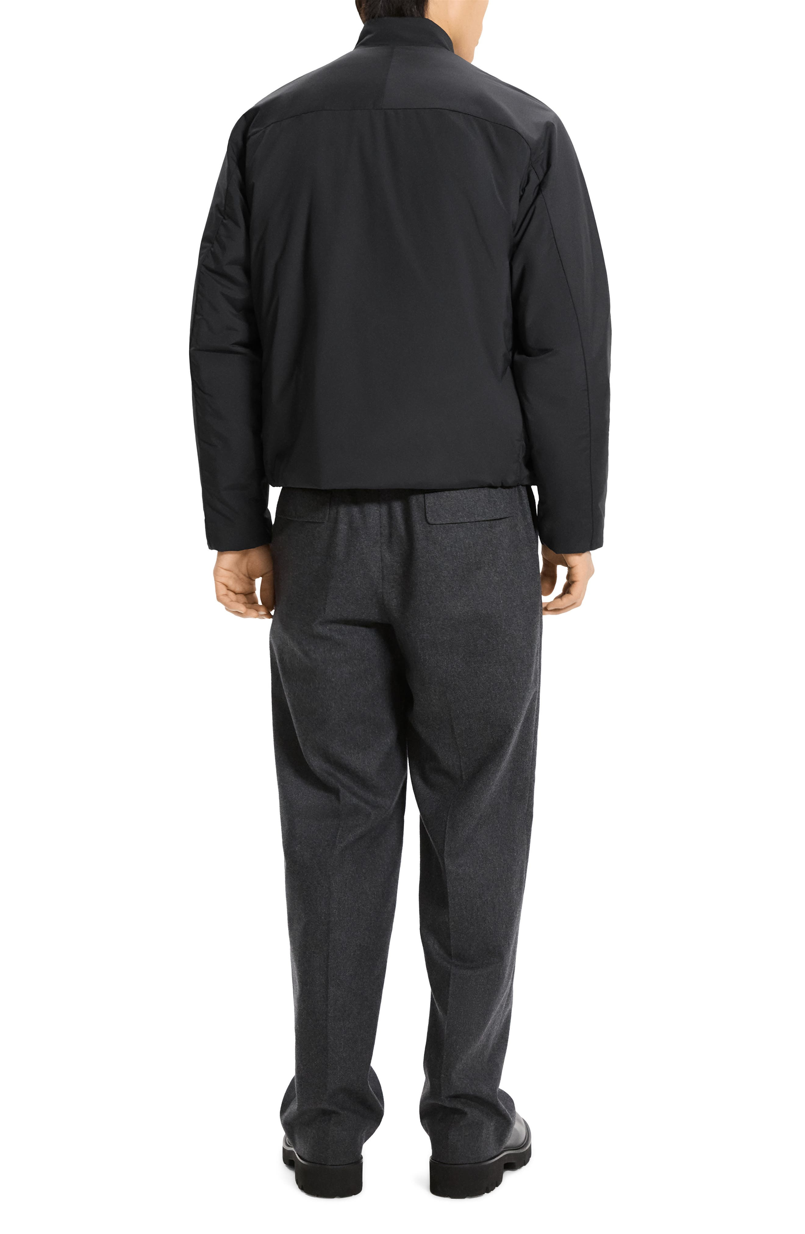 Theory Lightweight Zip-Up Jacket in Black at Nordstrom - 5
