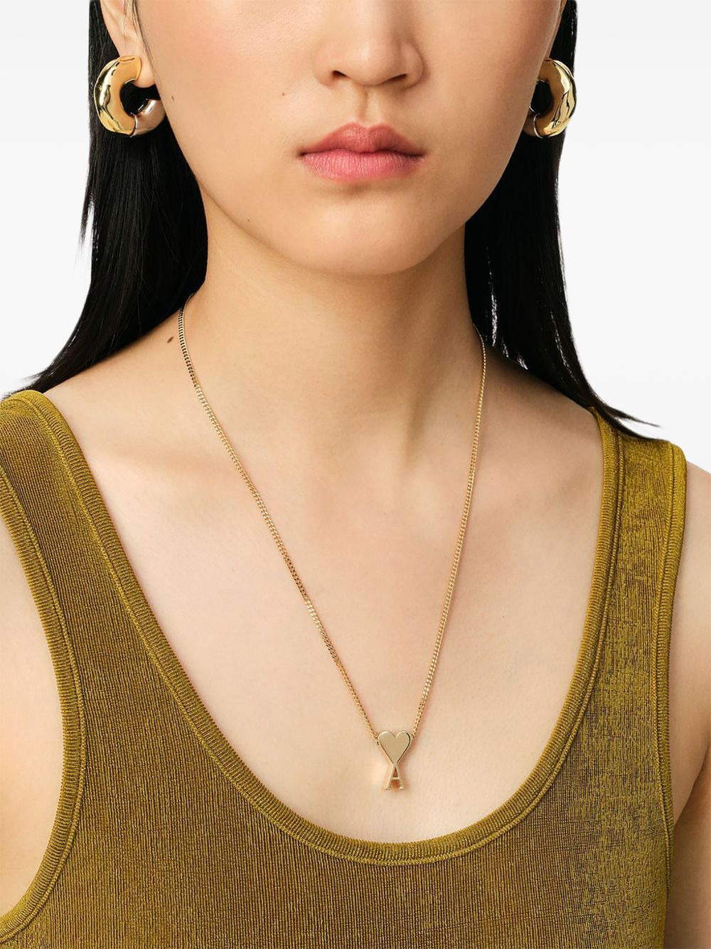 Ami De Coeur logo-pendant necklace - 2
