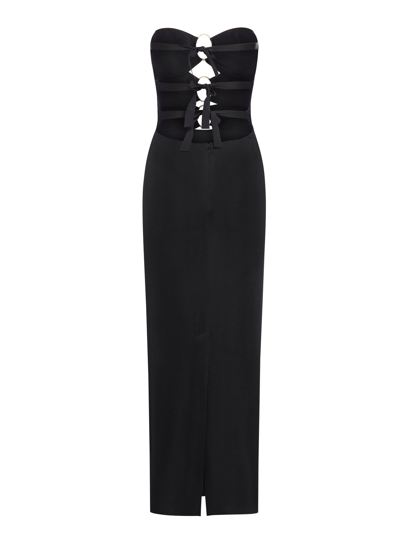 ワンピース TOM FORD WOMEN Knitted Dress Black TOM FORD Open-knit gown | NET-A-PORTER