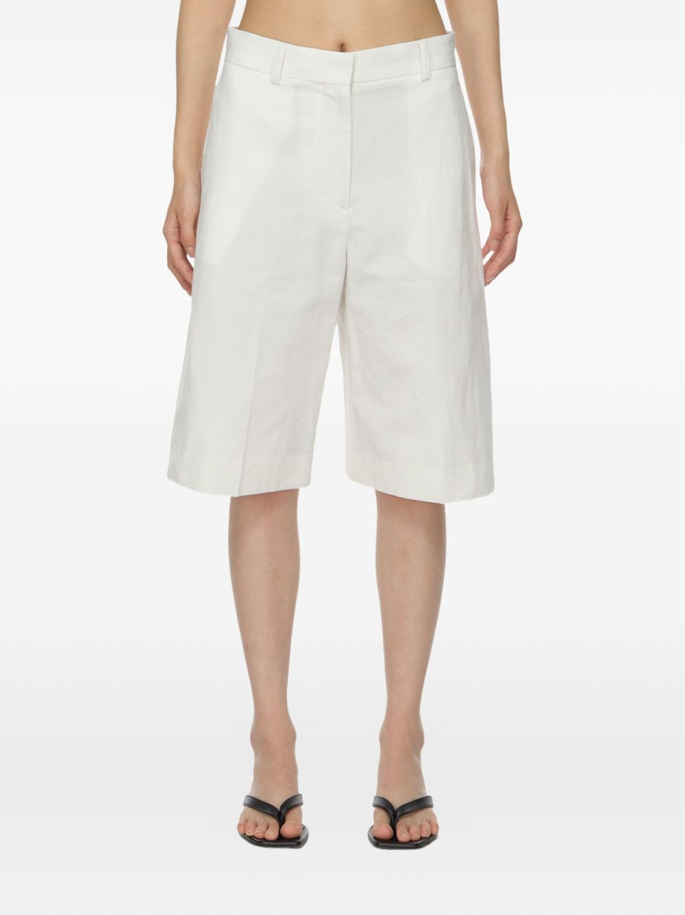 front-crease tailored shorts - 3