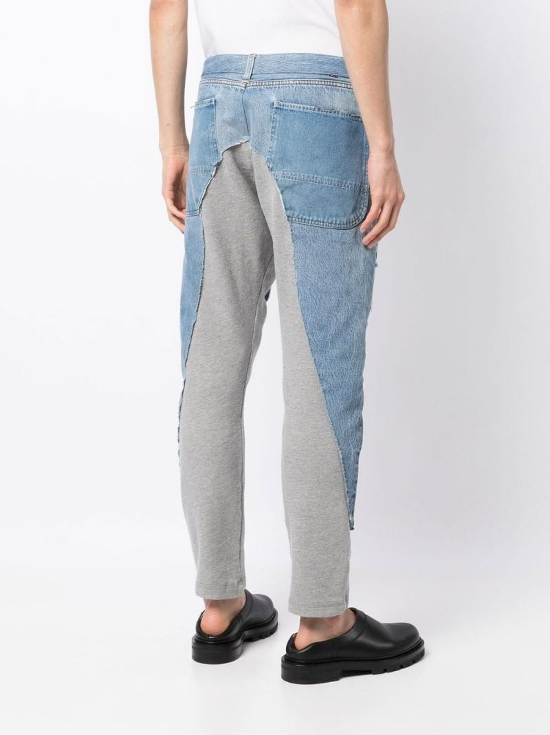 paneled tapered jeans 4