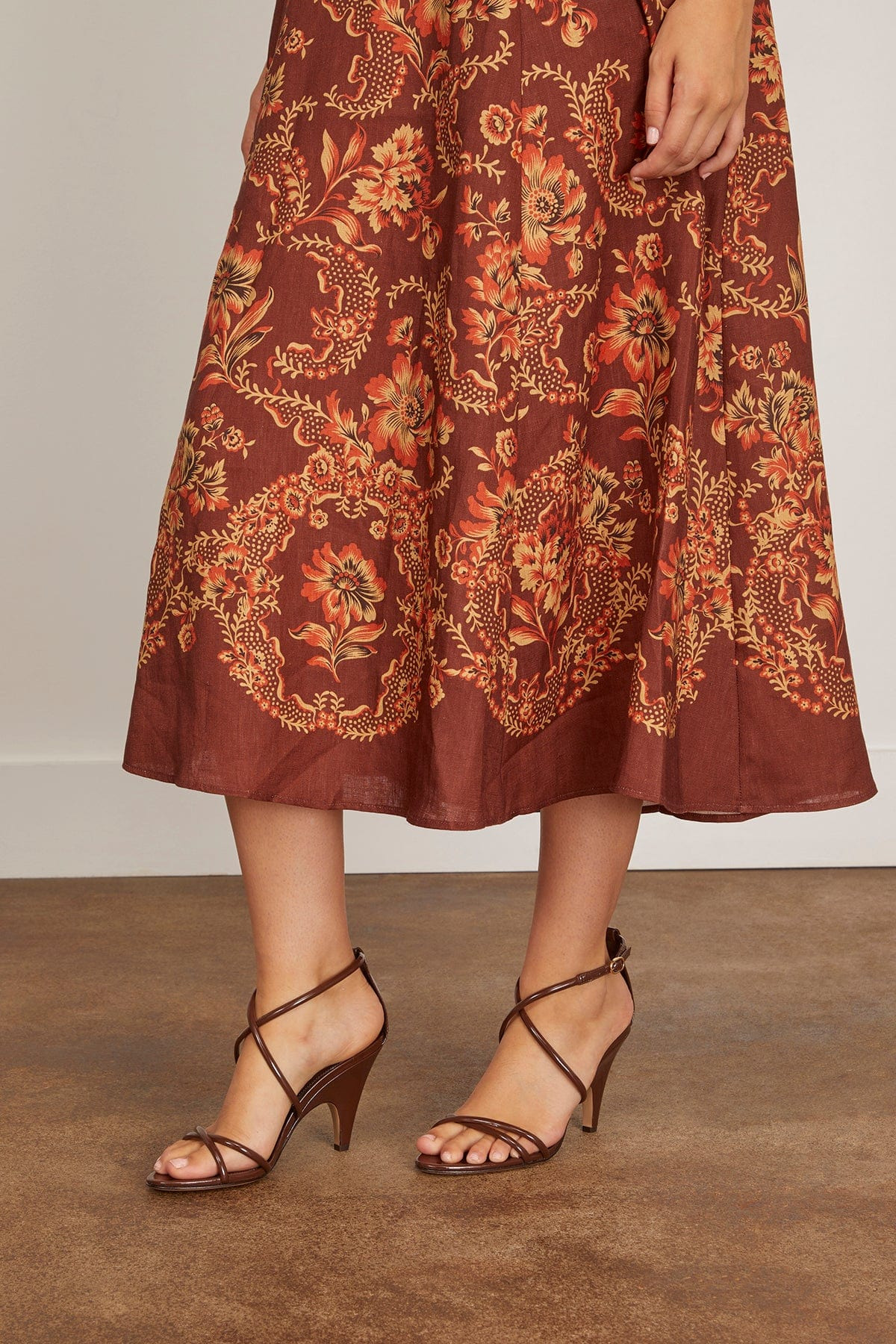 Lory Sandal 85 in Brown - 2