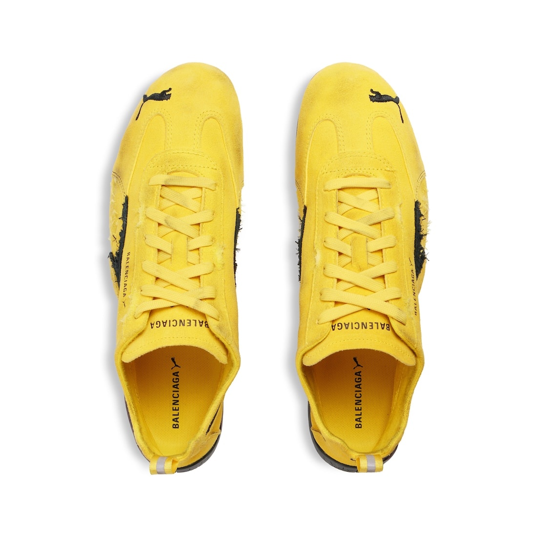 Speedcat Suede Balenciaga in Yellow/black - 6