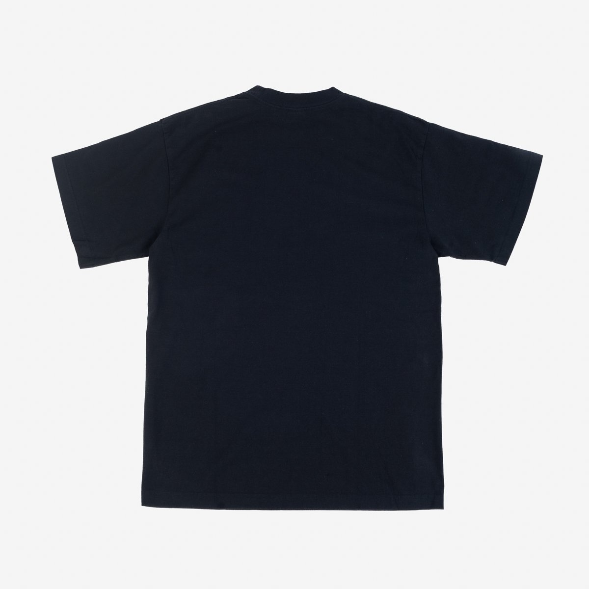 7.5oz Printed Loopwheel Crew Neck T-Shirt - Black - 4