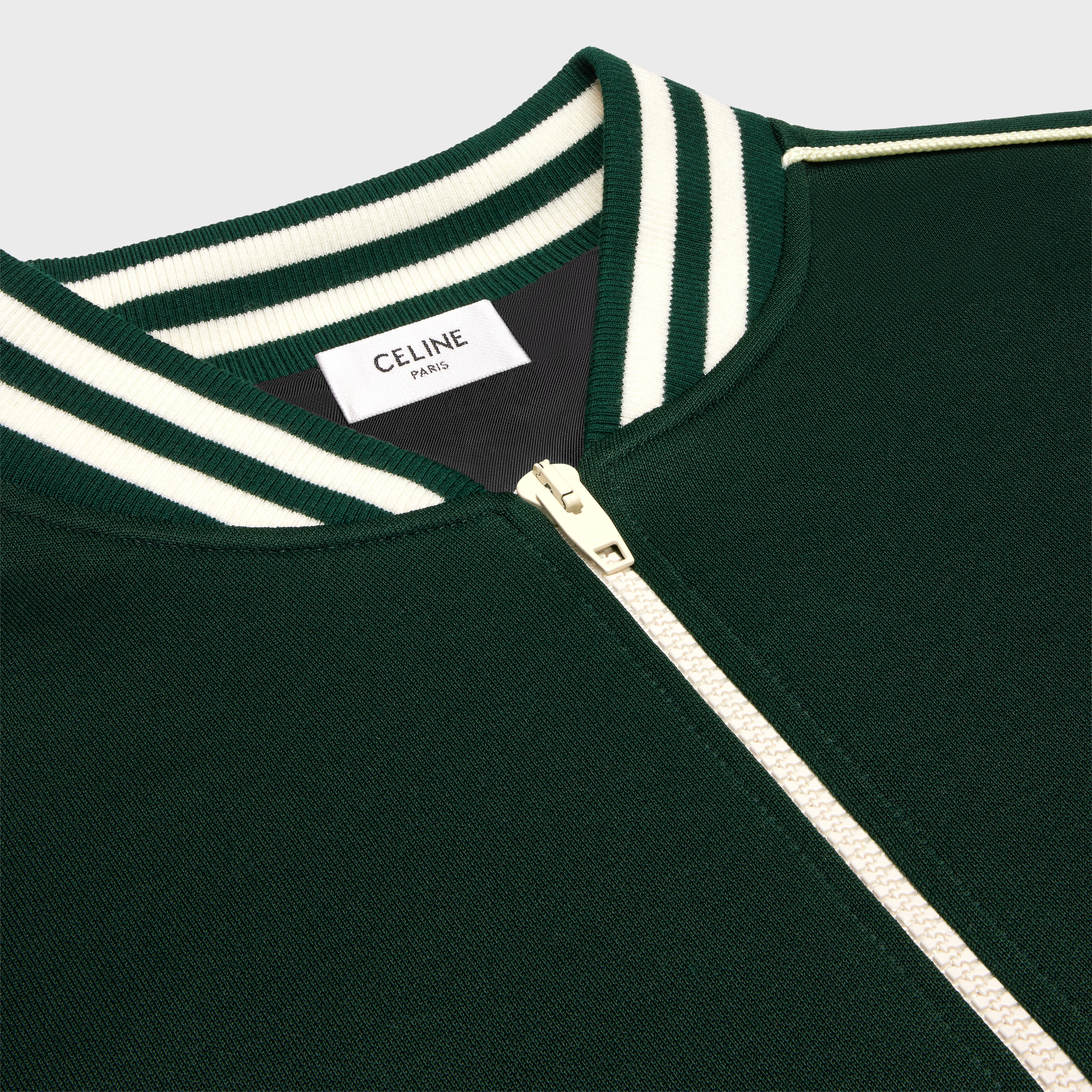 triomphe teddy jacket in double face jersey - 3