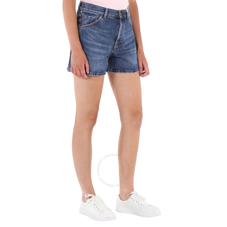 Chloe Ladies Kadovar High-Waisted Denim Jean Shorts - 5