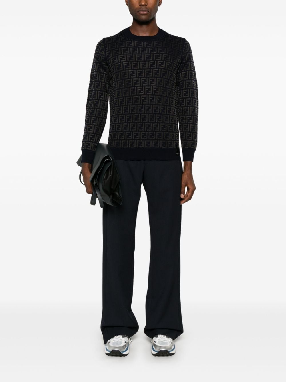 pleat-detail trousers - 2