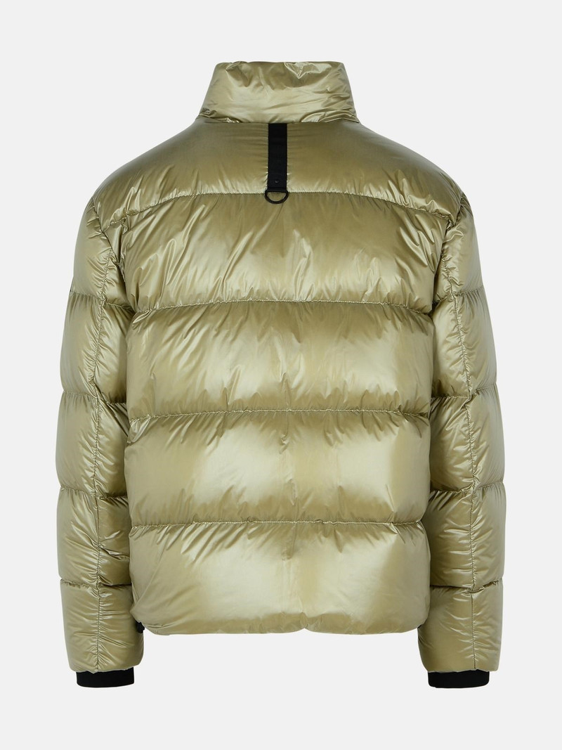 MOOSE KNUCKLES 'KINGS' GREEN NYLON DOWN JACKET outlook