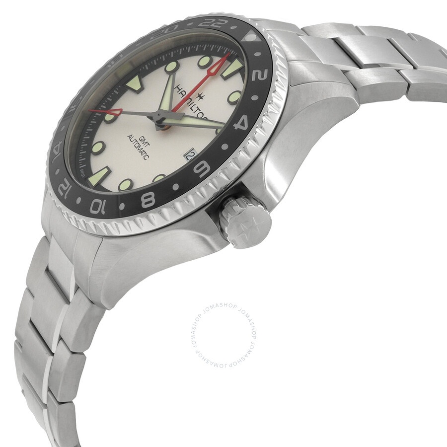 Hamilton - Hamilton Khaki Navy GMT Automatic Silver Dial Watch H82555150 - 2
