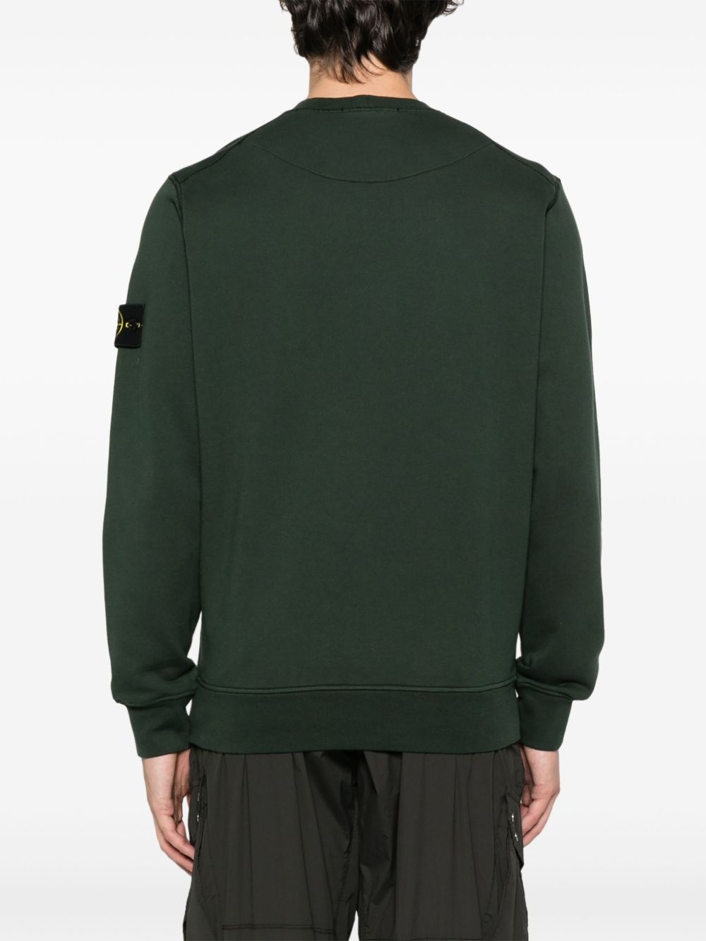 logo-patch crew-neck sweatshirt - 4
