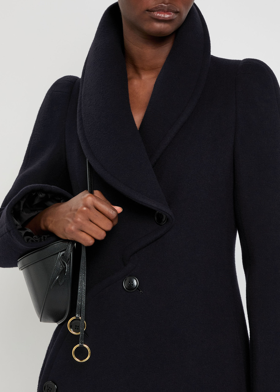 Alaïa Curved Wool Coat - 5